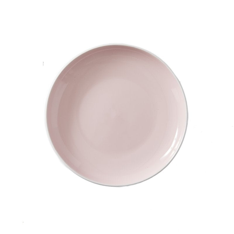 Blush Vivian Stoneware Salad Plate - 6 Pack, Pink