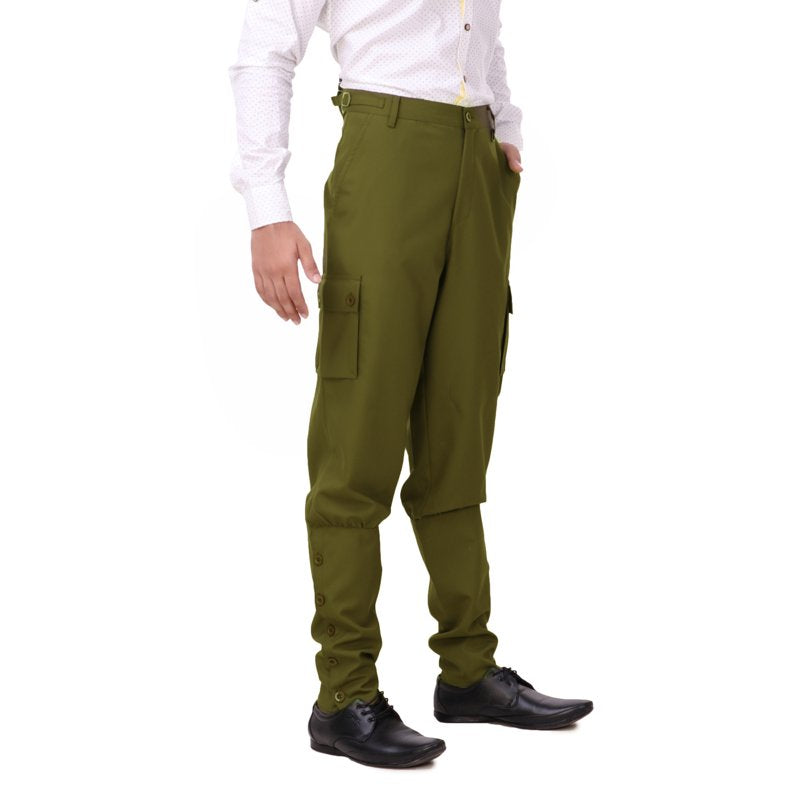 Men's Victorian Steampunk Airship Pants Pesto 2XL - Costume Trousers