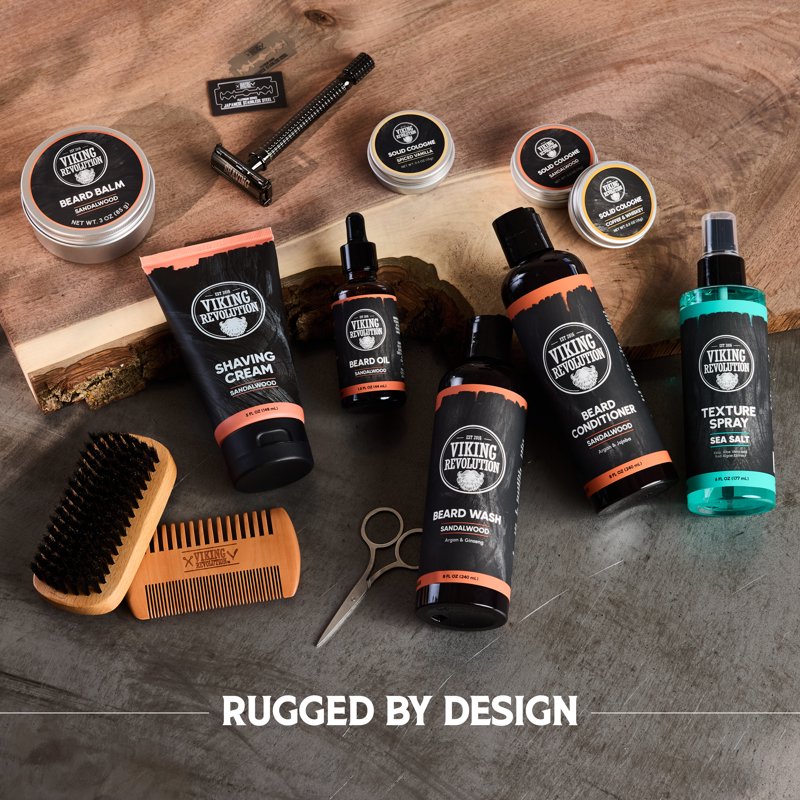 Sandalwood Beard Wash with Argan Oil - 8 fl oz
