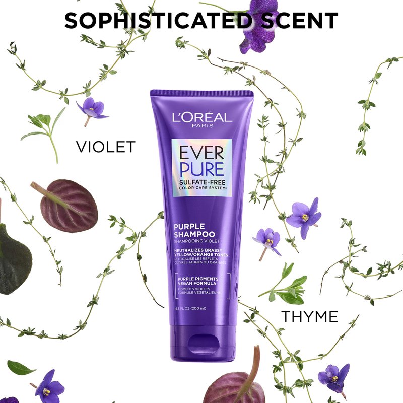 Sulfate Free Purple Conditioner for Toning Blonde Hair - 6.8 oz