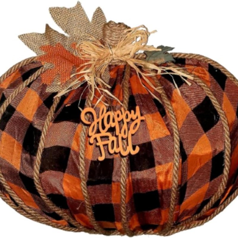 Pumpkin Shaped 3D Metal Wreath Forms for Fall Halloween Autumn Decor - Pack of 2