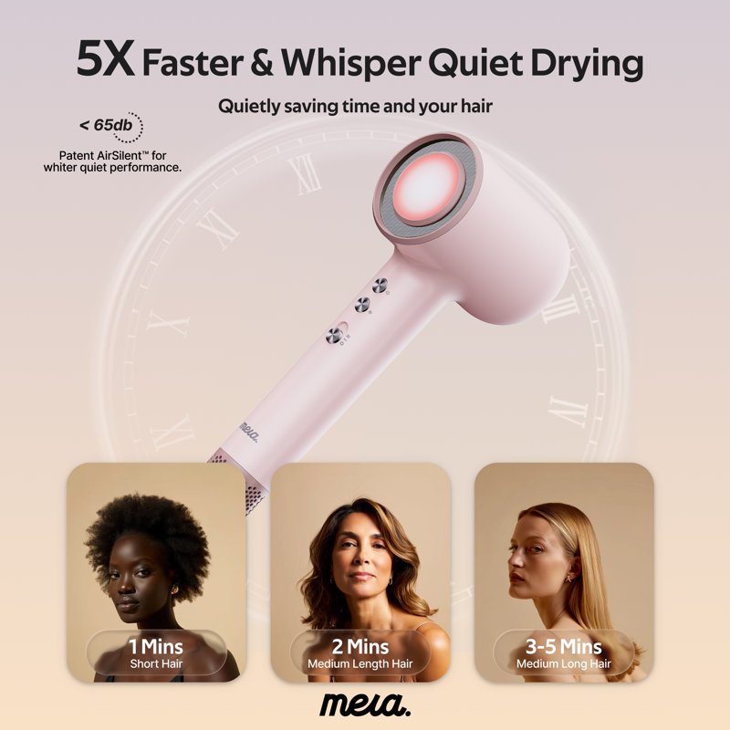 High Speed Bi-Ionic Hair Dryer with Self-Clean Mode