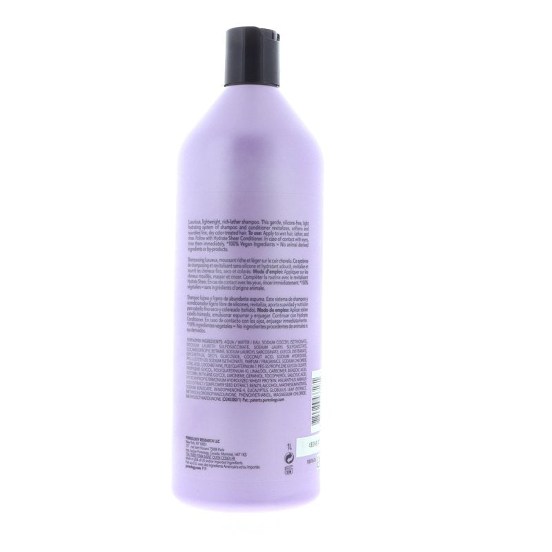 Hydrate Sheer Shampoo for Fine Hair - 33.8 oz
