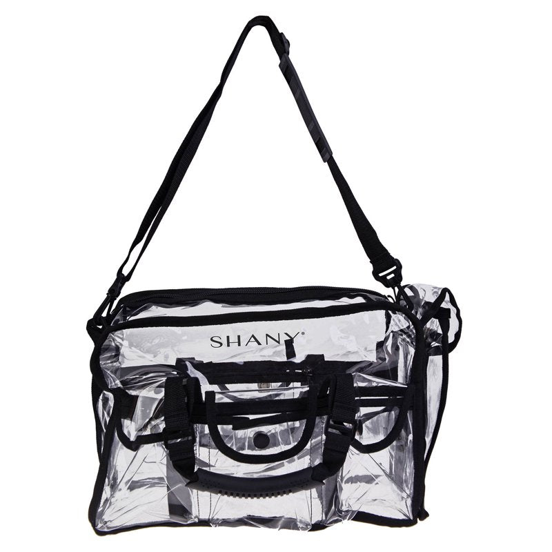 Large Clear Professional Makeup Bag with Shoulder Strap