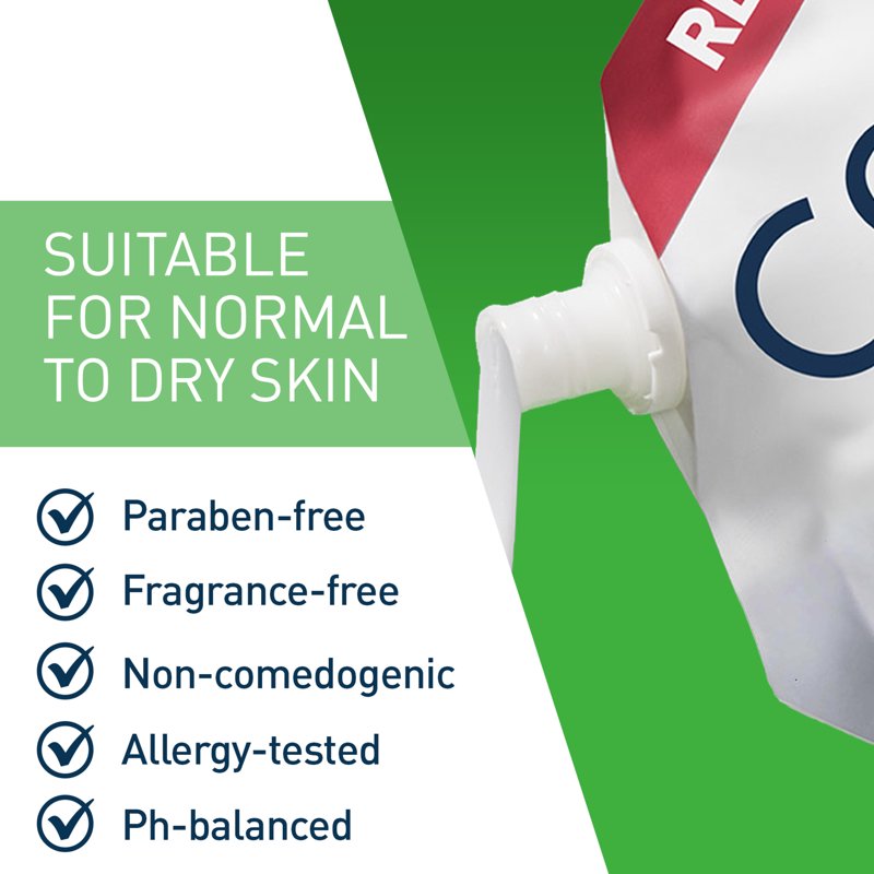 Hydrating Cream-to-Foam Face Cleanser & Makeup Remover for Dry Skin 16 oz
