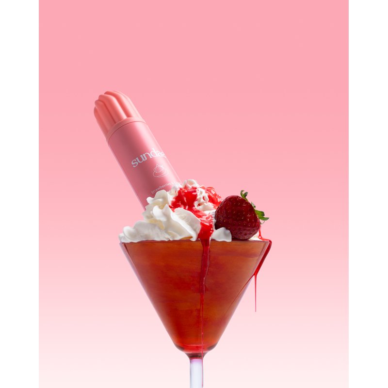 Strawberries & Cream Whipped Shower Foam - Hydrating Body Wash