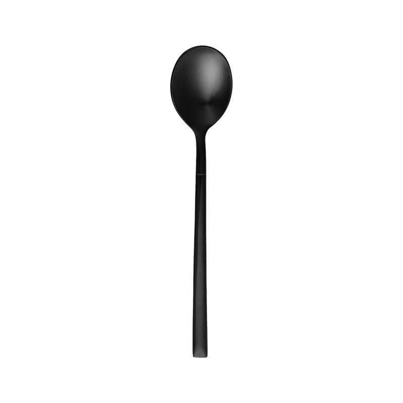 5 Pack Black Stainless Steel Sugar Spoons - Thyme & Table