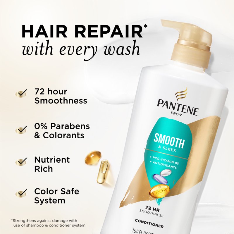 Smoothing Hair Conditioner with Pro-Vitamin B5 and Argan Oil, 16 fl oz