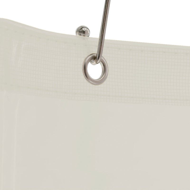Beige Heavyweight Vinyl Shower Curtain or Liner 72 x 72 - Single Variation
