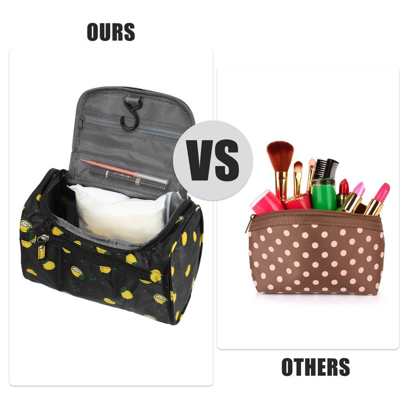 Floral Makeup Bag - Zipper Cosmetic Pouch in Multiple Colors