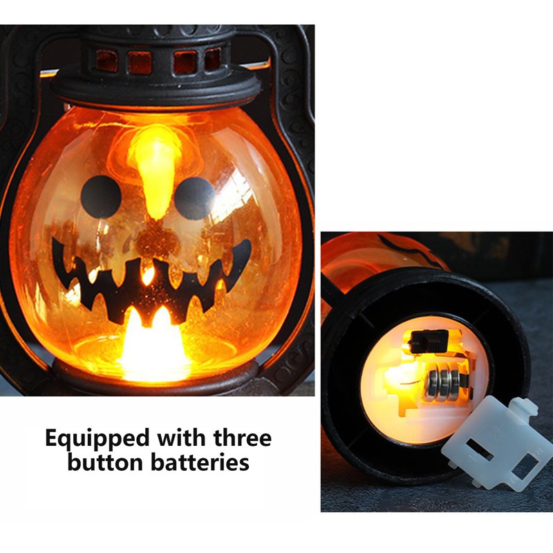 Halloween Flameless LED Candle Light Battery Operated Decorative Lantern