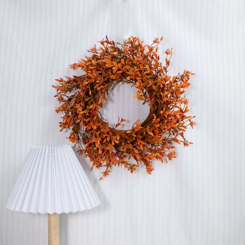 Halloween Front Door Wreath - Fall Wreath for Halloween Party & Decor - Variation B