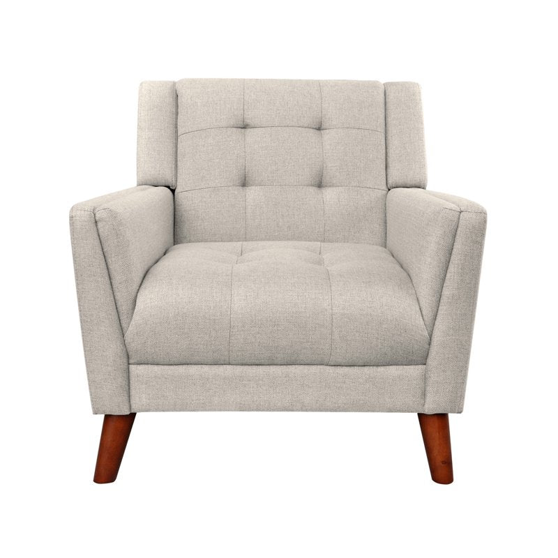 Mid Century Modern Fabric Arm Chair - Multiple Colors