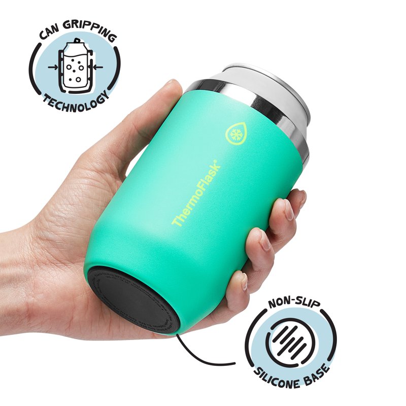12 oz Insulated Can Cooler & Cup - Screamin' Green