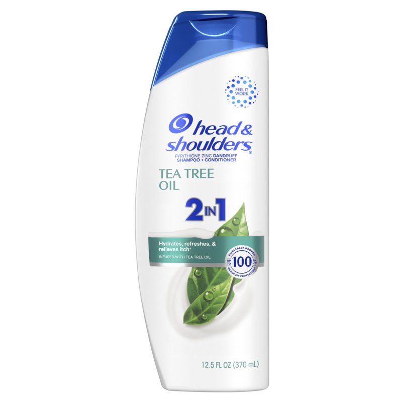 Dandruff Shampoo and Conditioner 2-in-1 with Tea Tree Oil - 12.5 fl oz