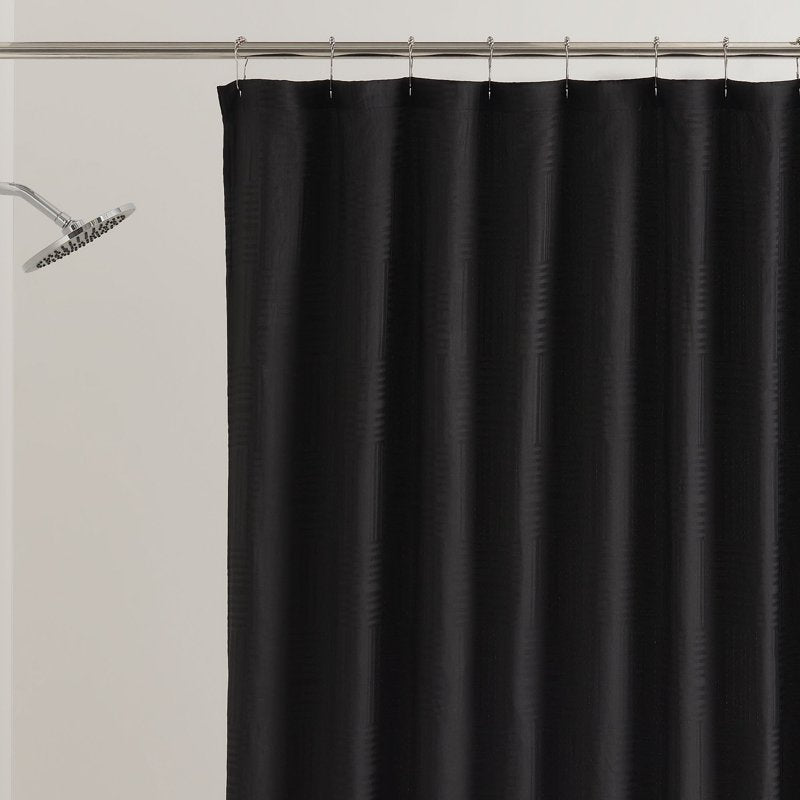 Shower Curtain - Black Mosaic Polyester 72x72 Inches - Bathroom Decor - Variation of THIS Listing