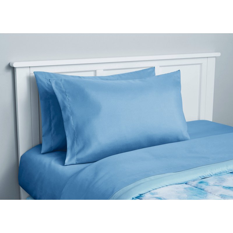 Mainstays Queen Blue Tie Dye Bed in a Bag Comforter Set with Sheets