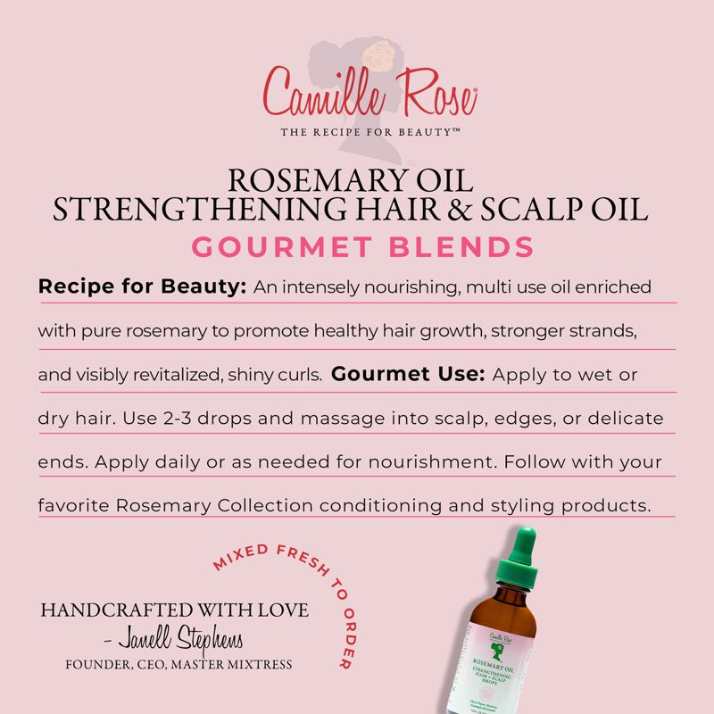 Rosemary Oil Strengthening Hair & Scalp Drops - Nourishing Growth