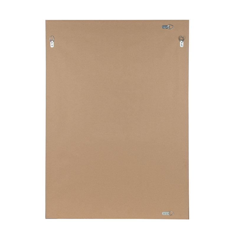 Large Rectangle Wall Mirror - 24.75x36.75 Dark Silver Modern Decor