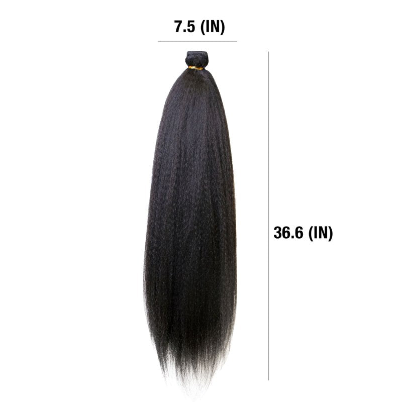 26-Inch Kinky Straight Wrap Around Ponytail Extension