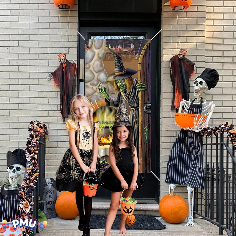 Halloween Witch's Brew Door Cover - 30x60 Inches, Pkg of 1, Witch's Brew Variation