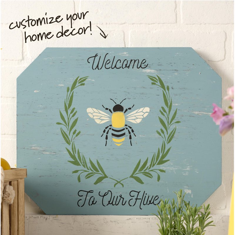 (2 Pack) Wooden Plaid Pine Rectangle Wall Decor, 12x16 Inches - Unfinished Craft Plaques