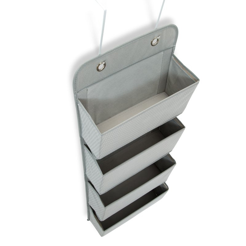 Delta Children 4-Pocket Hanging Wall Organizer - Dove Gray Variation