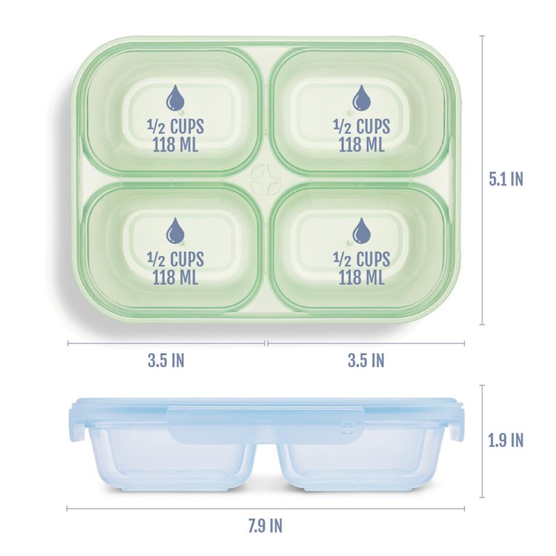 Snap & Nest 8-Piece Snack Container Set - 2 Pack