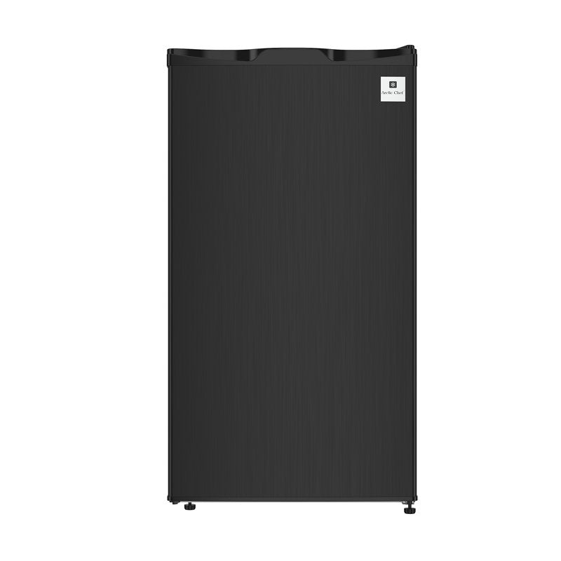 3.2 Cu. Ft. Compact Refrigerator with Chiller - Black Stainless Steel