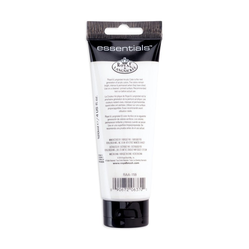 White Acrylic Artist Paint 120ml - Blockout White - Perfect for Canvas & Crafts