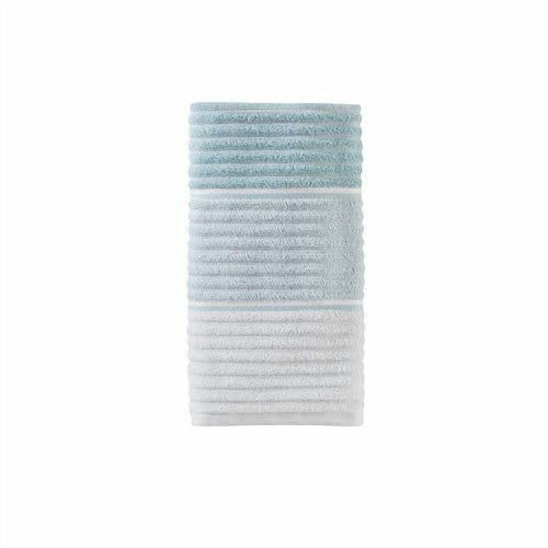 Aqua 16x26 Inch Hand Towel Set - SKL Home Planet Ombre 2-Pack Bathroom Towels