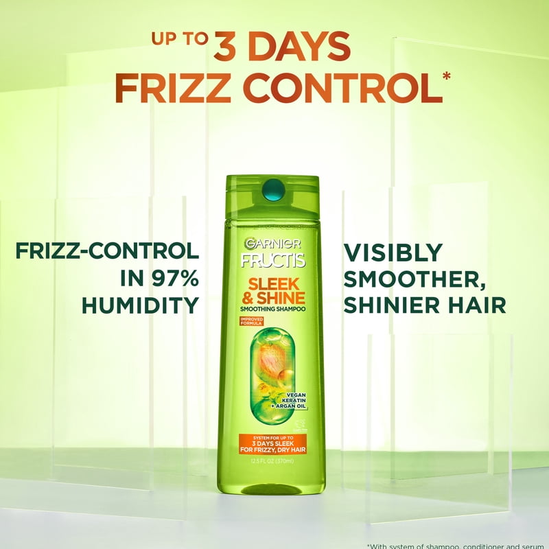 Sleek and Shine Fortifying Shampoo for Frizzy, Dry Hair