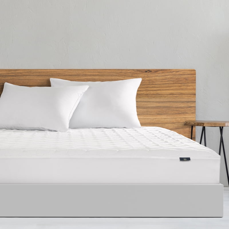 Full Size Waterproof Mattress Pad - Hypoallergenic & Microban Technology, Fits 18-Inch Mattresses - Blue