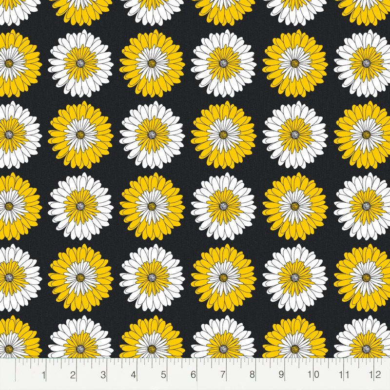 Yellow Cotton Fat Quarter for Quilting & Sewing - 18x21 Inches - Single Create It