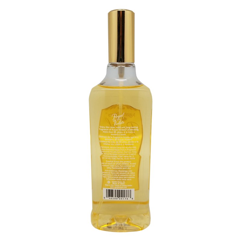 Royal Violets Eau de Cologne with Chamomile - Mild Baby Fragrance 7.6 oz