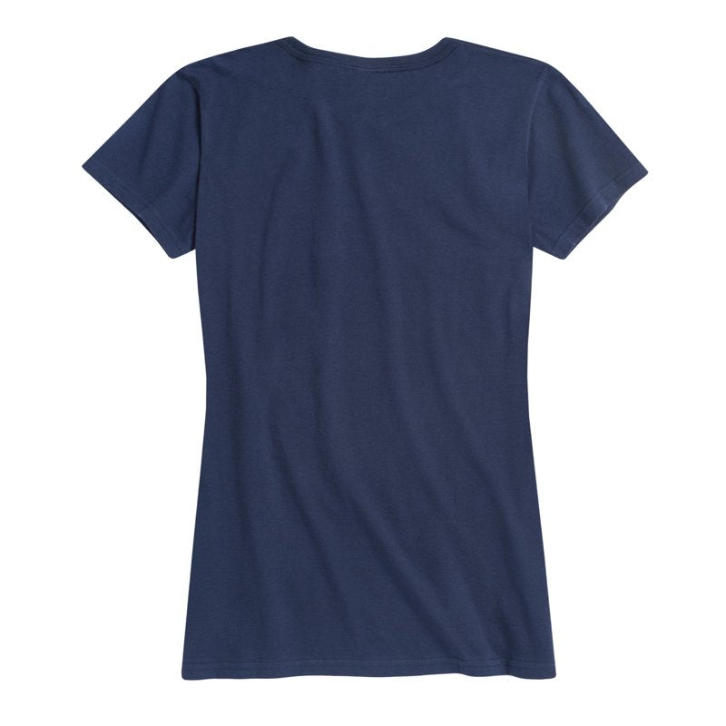 Women's Short Sleeve Graphic T-Shirt - Peanuts Snoopy Woodstock Pumpkin Navy 2X