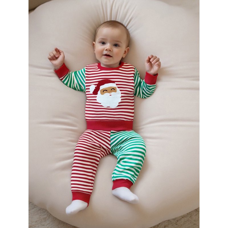 Toddler Boy Girl Fall Striped Clothes Set 12-18 Months Style 16