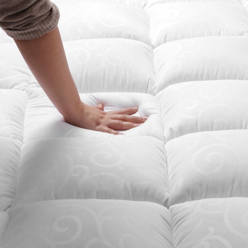 Queen Mattress Topper Allswell Indulgent Pillow Top Comfort | Overfilled, Microfiber