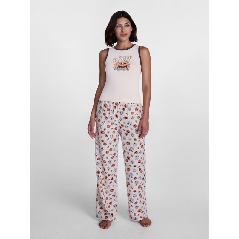 Peanuts Snoopy Ghost Stories Sleep Tank Top for Women - Plus Size 3X Variation
