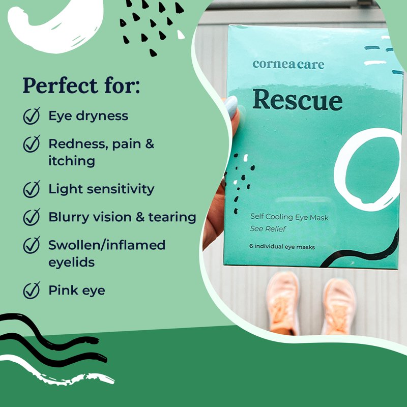 Self-Cooling Hydrogel Eye Masks for Puffy Eyes, Headaches & Migraine Relief