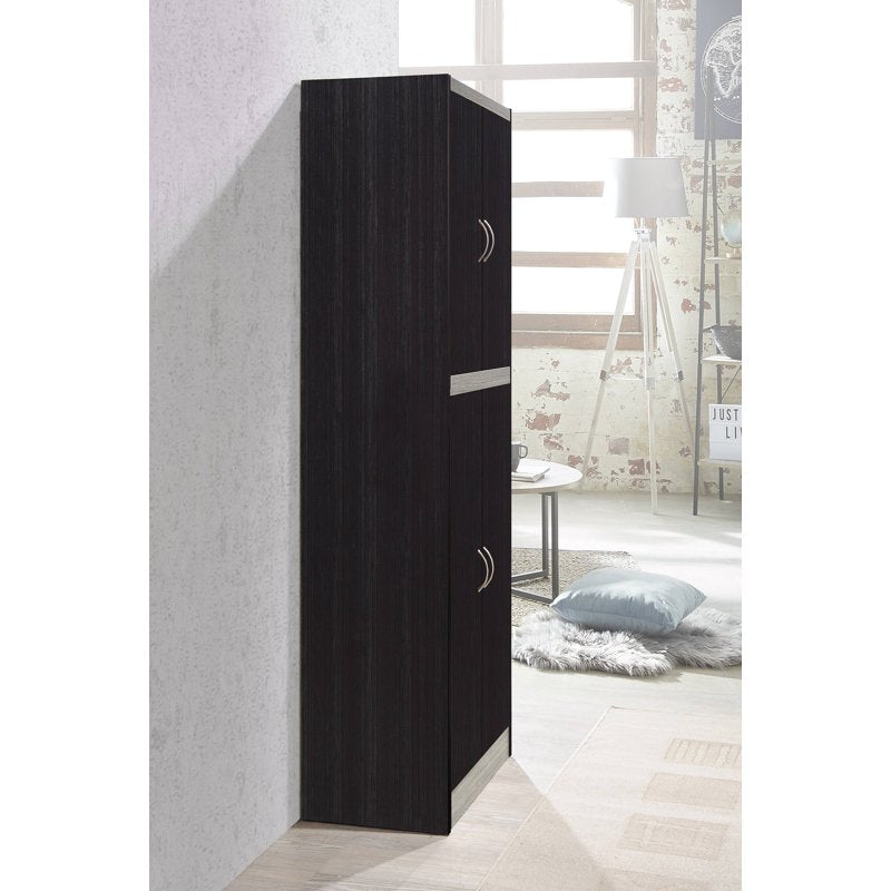 Kitchen Pantry Cabinet with 4 Adjustable Shelves - Beech