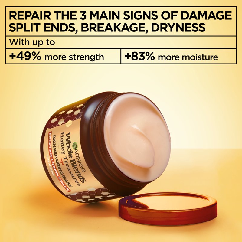 Honey Treasures Hair Repairing Mask for Damaged Hair, 11.5 fl oz