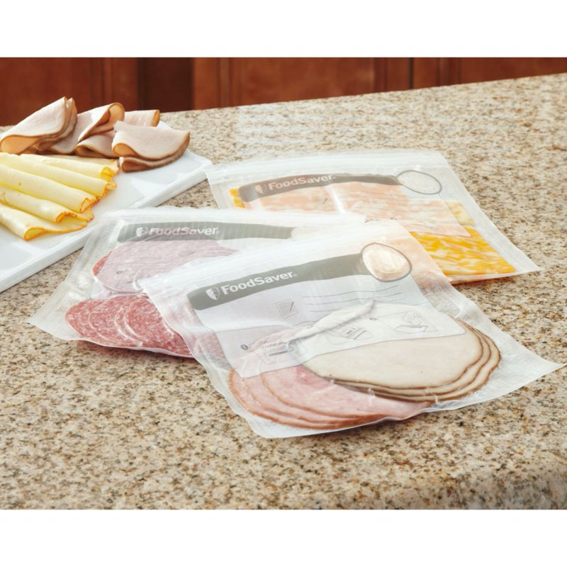 1 Gallon Zipper Bags - 24 Pack, Reusable Food Storage Bags