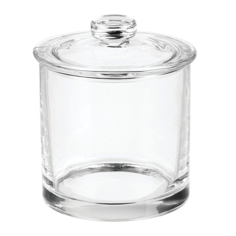 Small Glass Apothecary Vanity Jar with Lid - Clear, Single