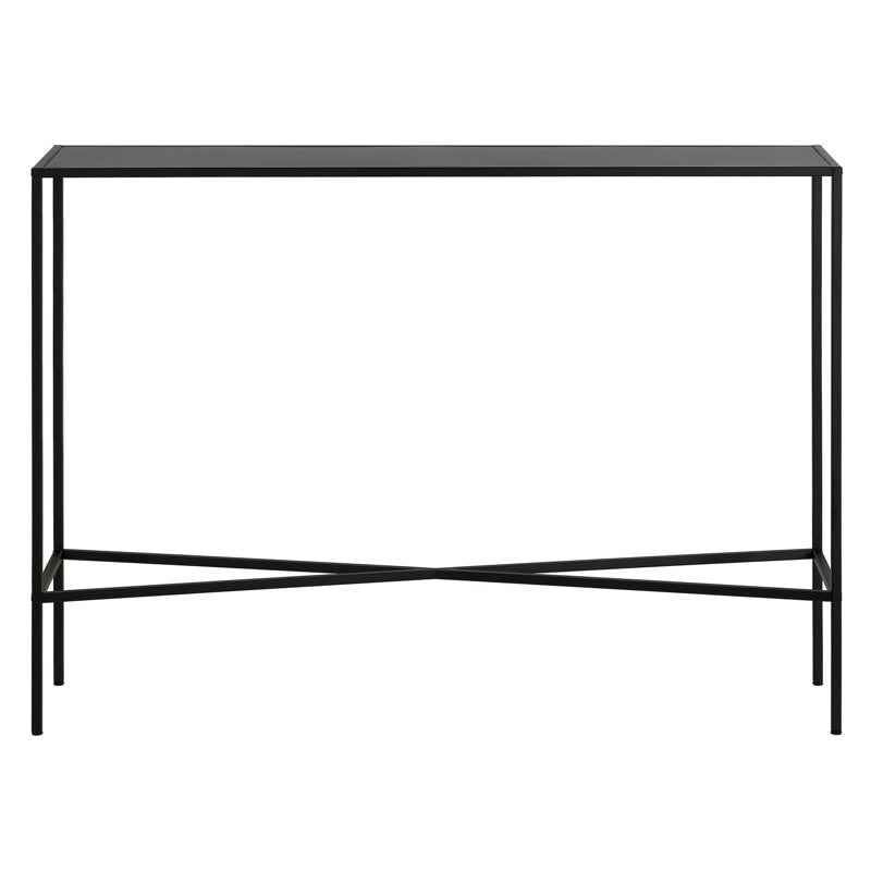 42" Wide Rectangular Console Table with Metal Top