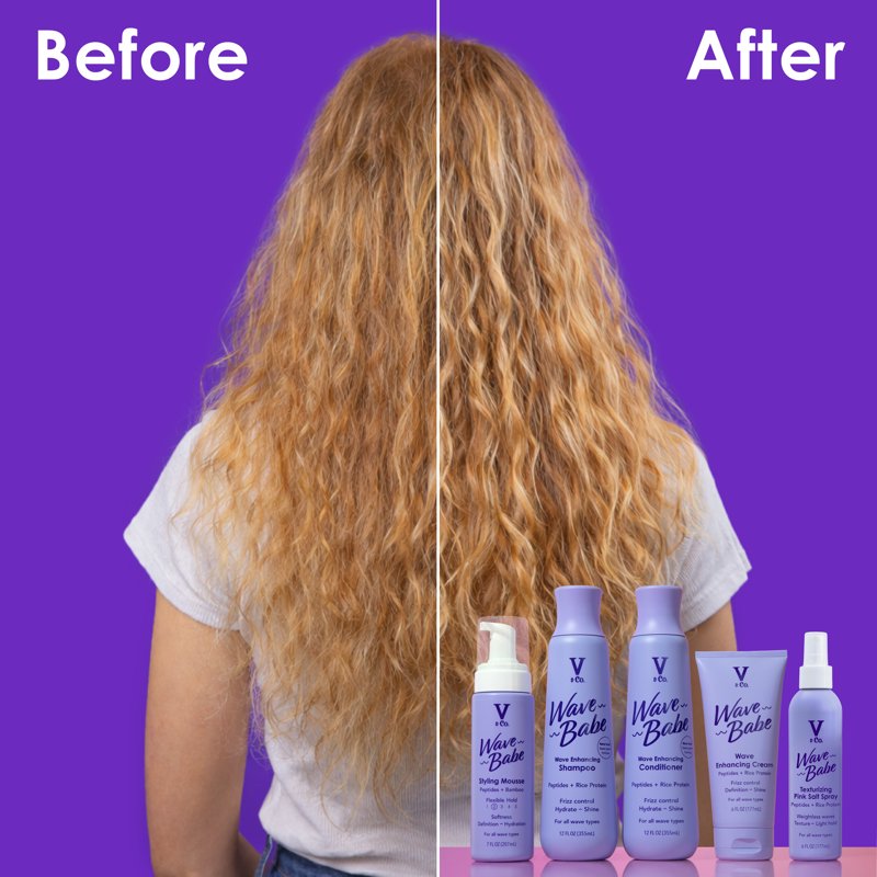 Wave Defining Hair Cream for Wavy Hair – Anti-Frizz Hydrating Styling Cream