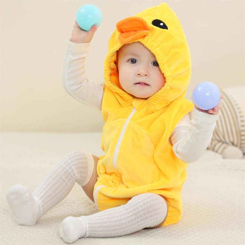 Baby Animal Duck Costume Romper - Unisex Winter 12-18 Months