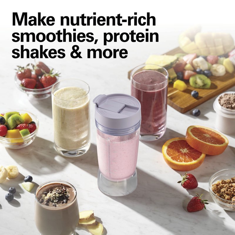 Personal Blender for Smoothies - 14 oz BPA-Free Jar, Purple