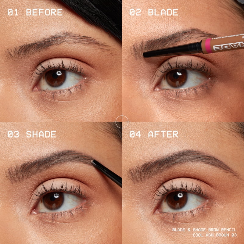 Dual-Ended Nano Brow Mechanical Pencil - Precision Filling and Shading