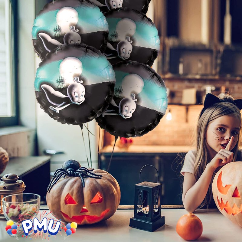 Halloween Casper the Friendly Ghost Mylar Balloon Pack 10 - 18 Inch